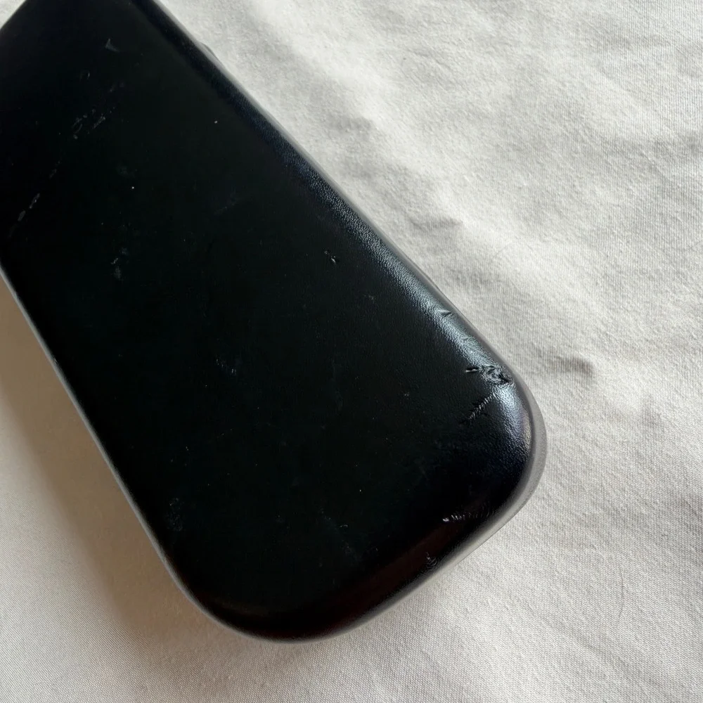 Coach New York Black Hard Clamshell Sunglasses Eyeglasses Case Logo